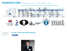 Tablet Screenshot of anandgelfand.chessbrains.pl