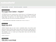 Tablet Screenshot of mateuszbartel.chessbrains.pl